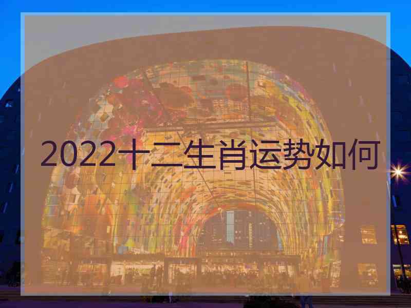 2022十二生肖运势如何