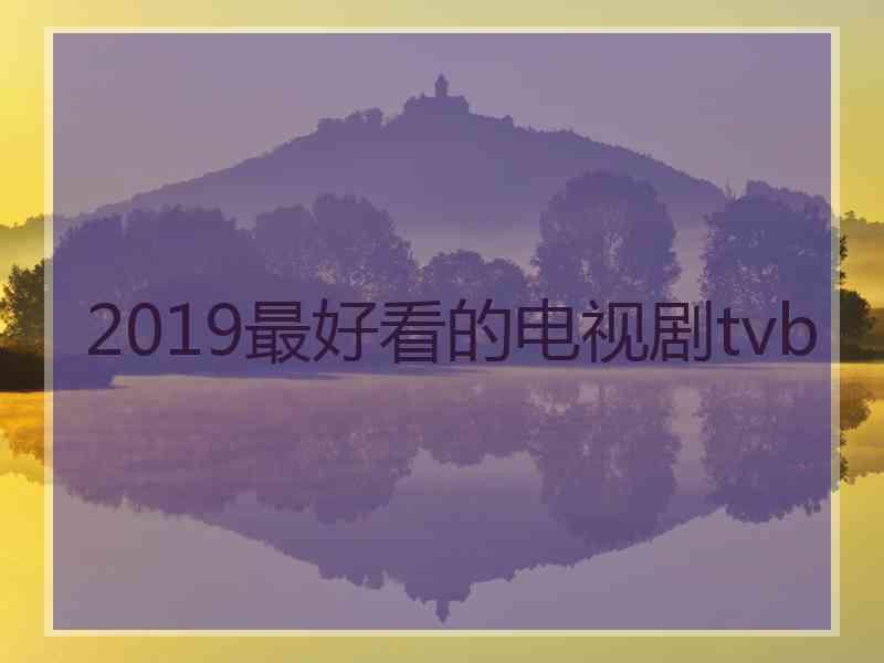 2019最好看的电视剧tvb