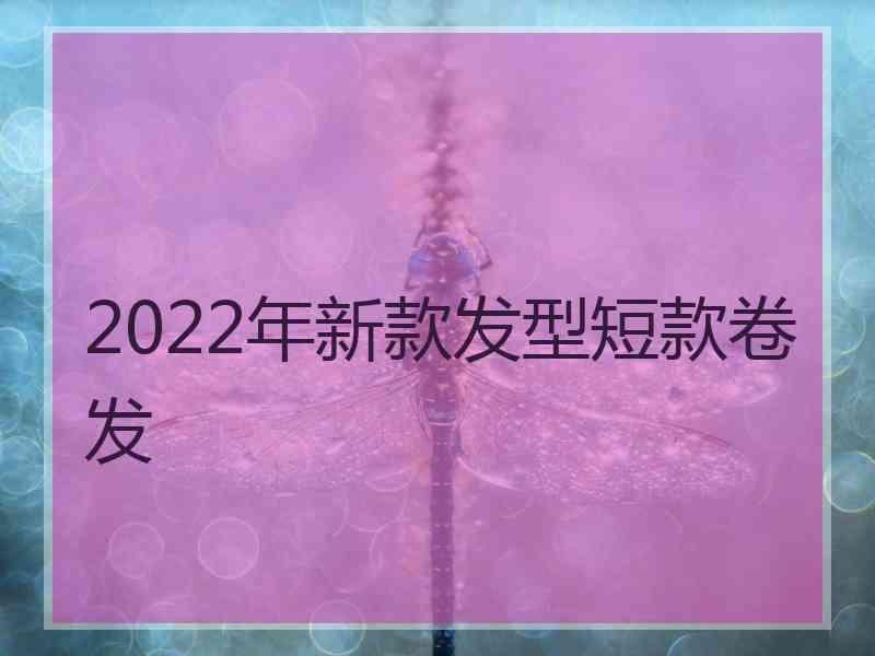 2022年新款发型短款卷发