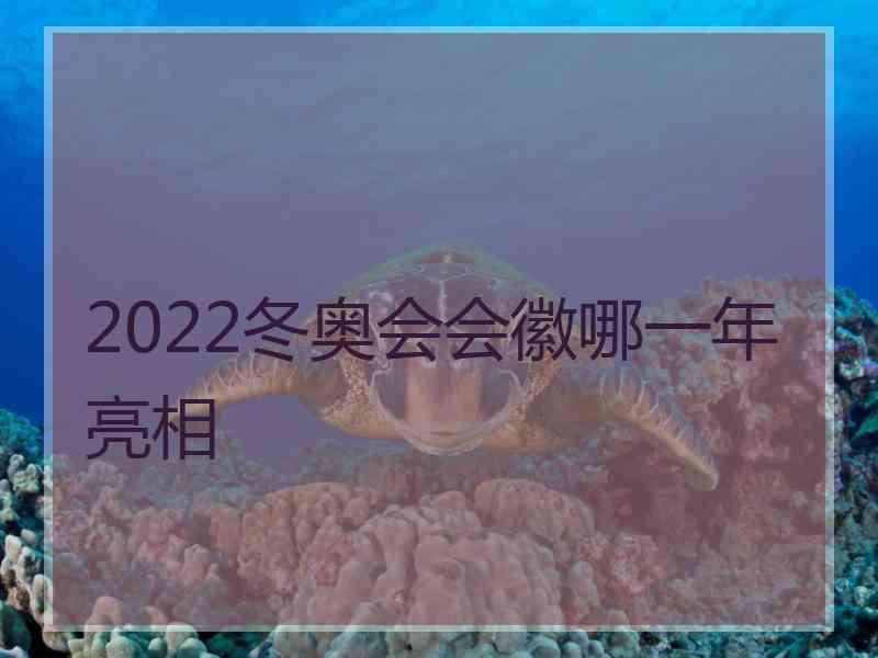 2022冬奥会会徽哪一年亮相