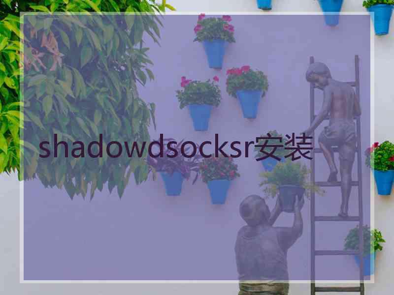 shadowdsocksr安装