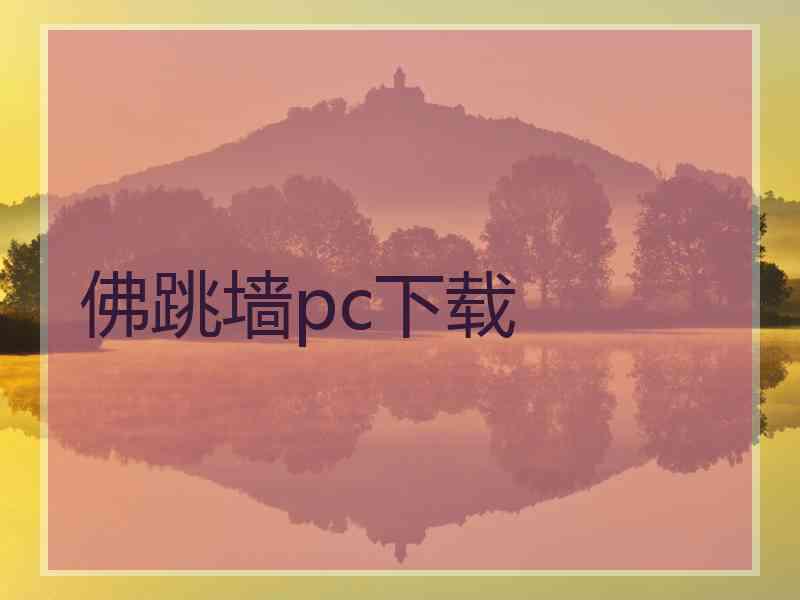 佛跳墙pc下载