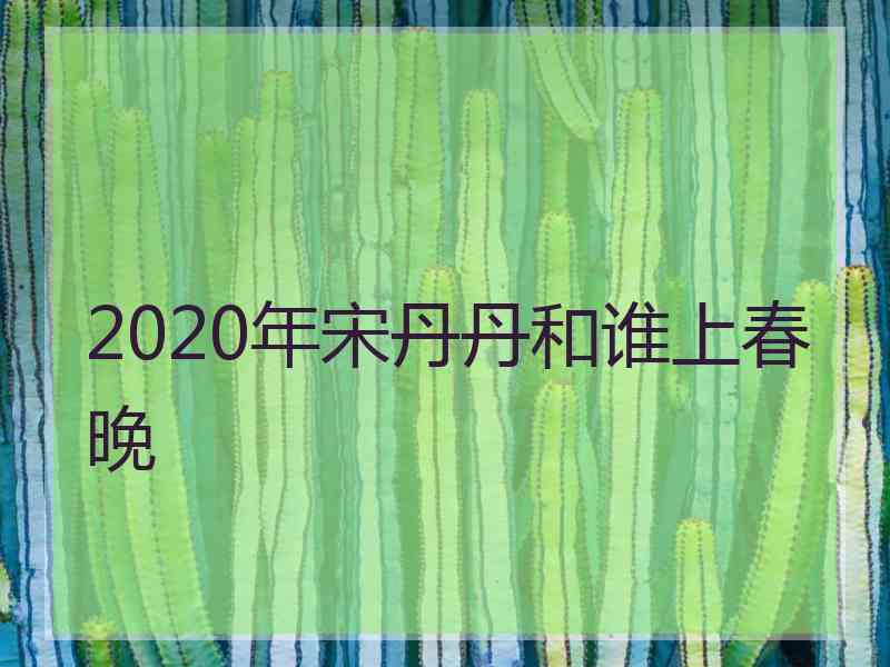 2020年宋丹丹和谁上春晚