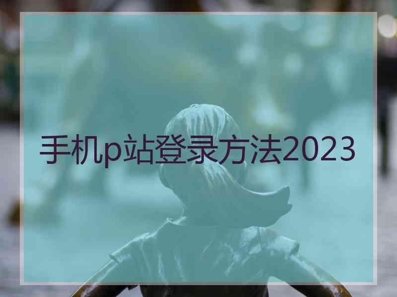 手机p站登录方法2023