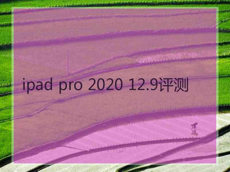 ipad pro 2020 12.9评测