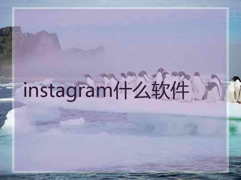 instagram什么软件