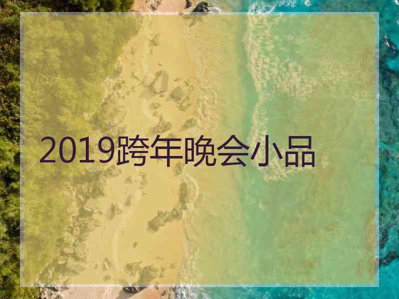 2019跨年晚会小品