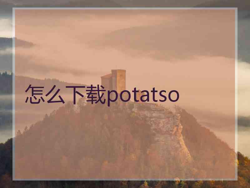 怎么下载potatso