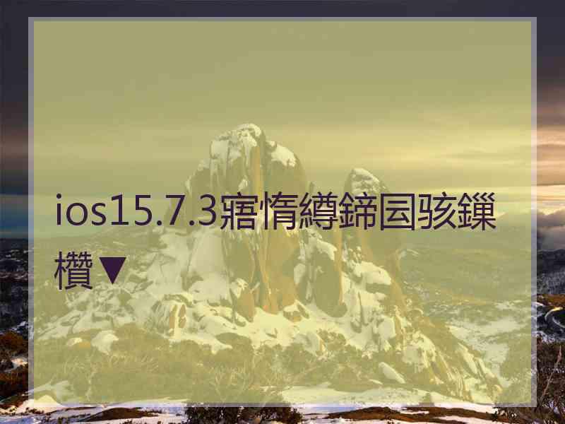 ios15.7.3寤惰繜鍗囩骇鏁欑▼