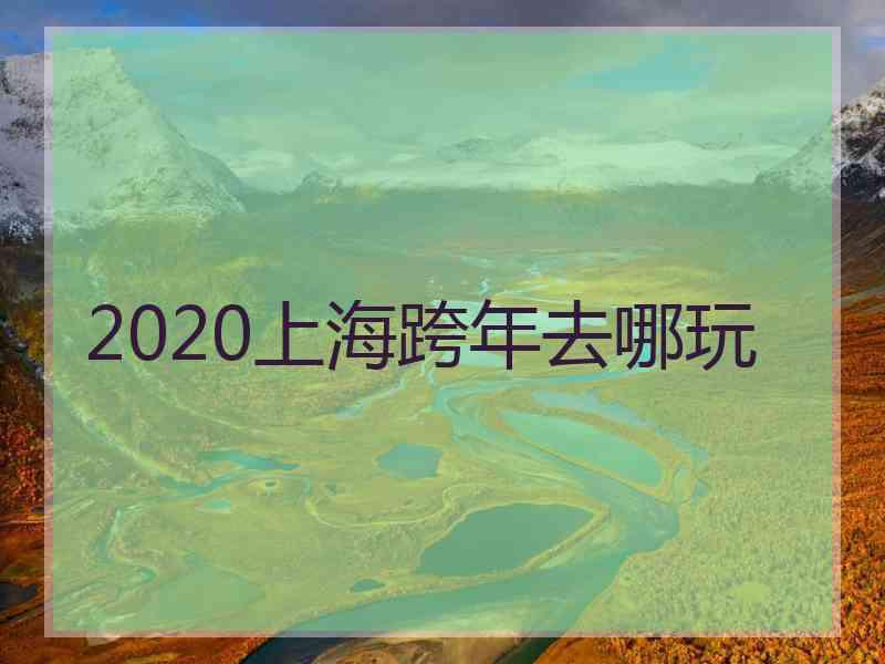 2020上海跨年去哪玩