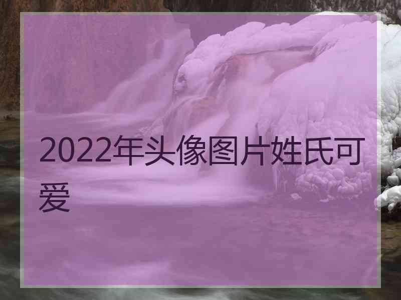 2022年头像图片姓氏可爱