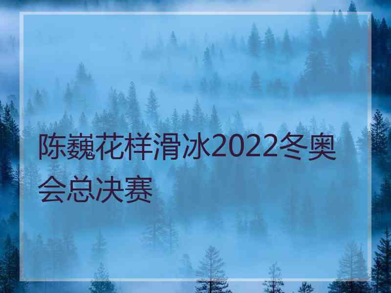 陈巍花样滑冰2022冬奥会总决赛