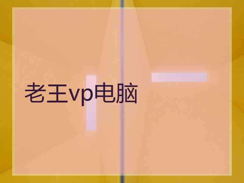 老王vp电脑