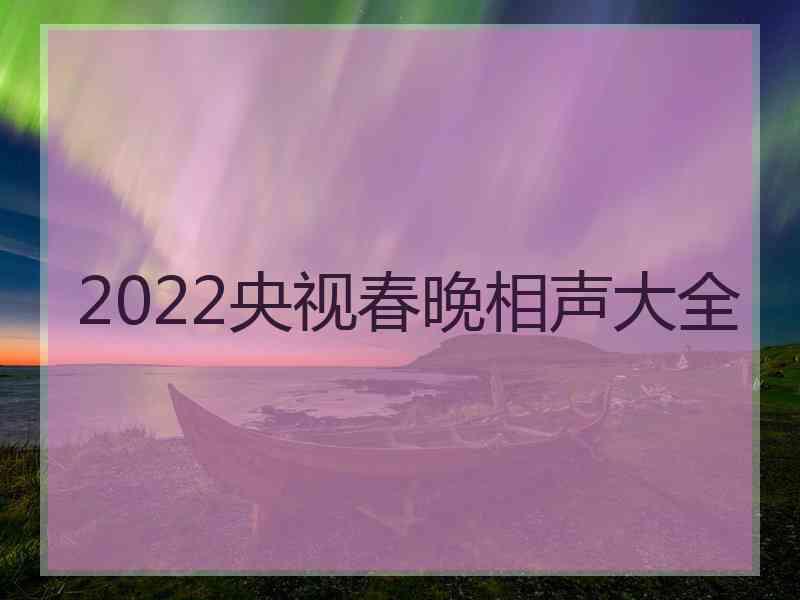 2022央视春晚相声大全