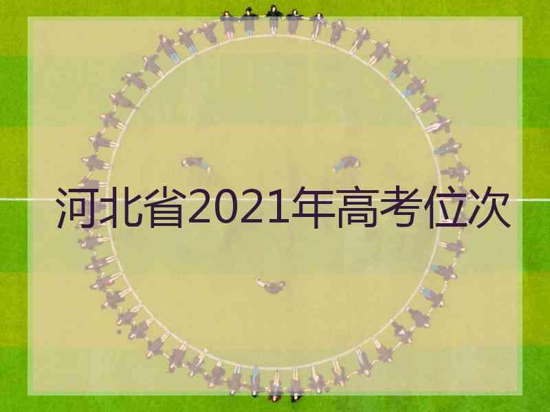 河北省2021年高考位次