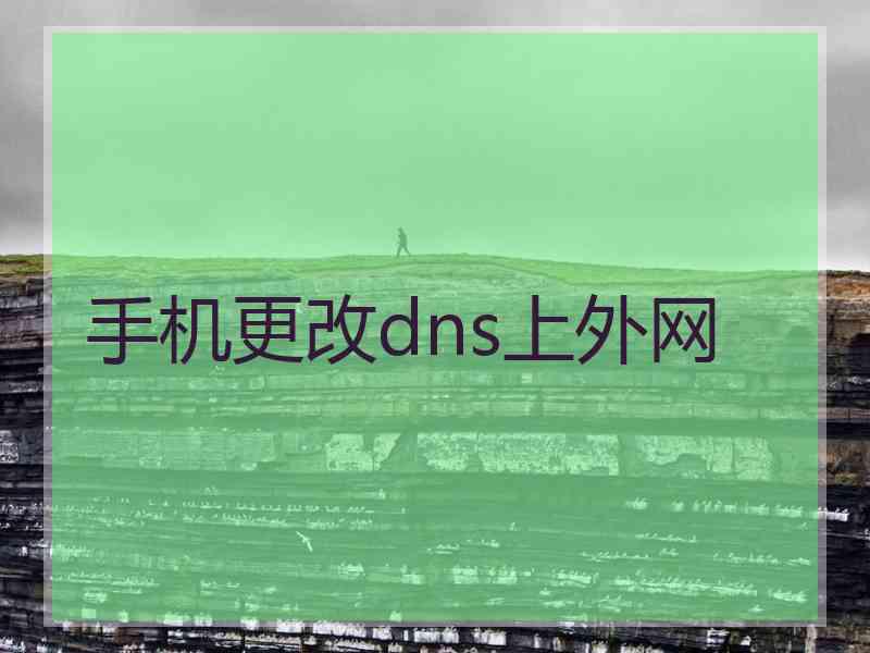 手机更改dns上外网