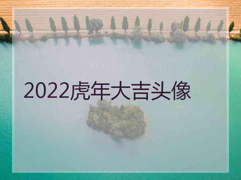 2022虎年大吉头像