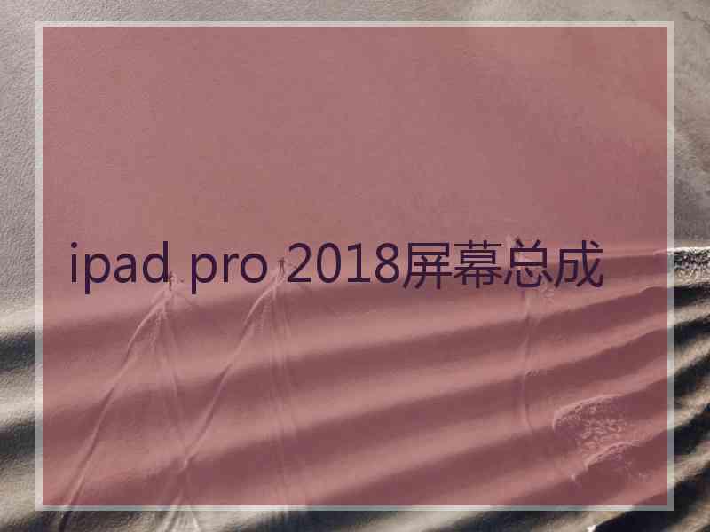 ipad pro 2018屏幕总成