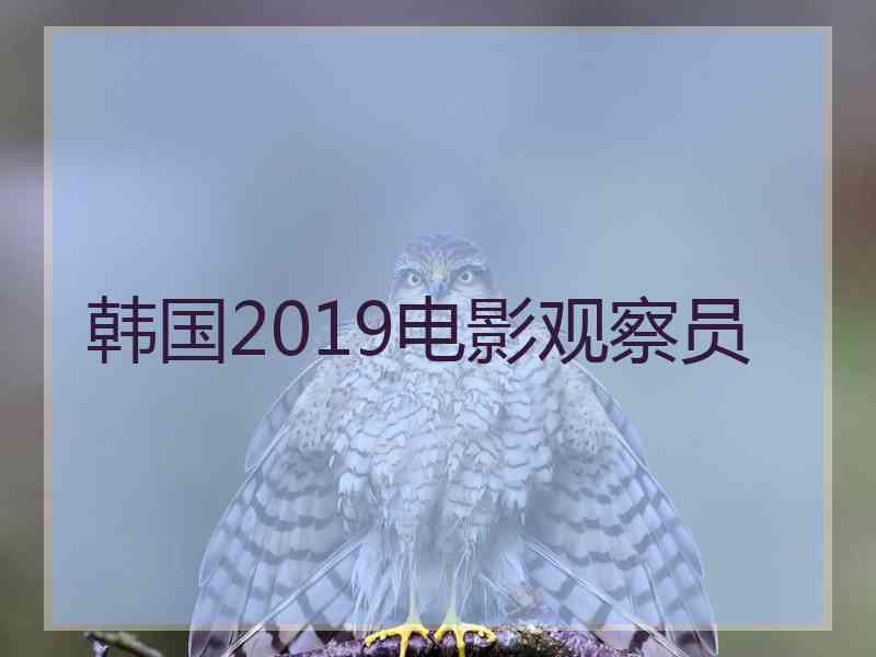 韩国2019电影观察员