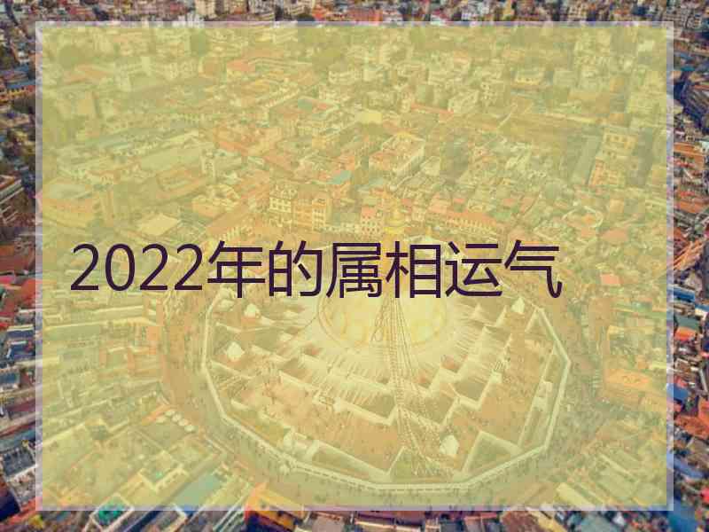 2022年的属相运气