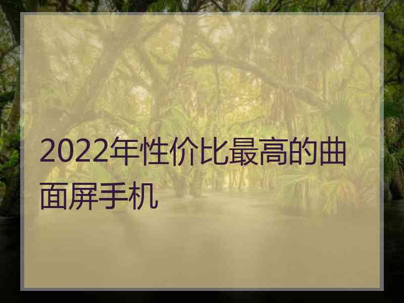 2022年性价比最高的曲面屏手机