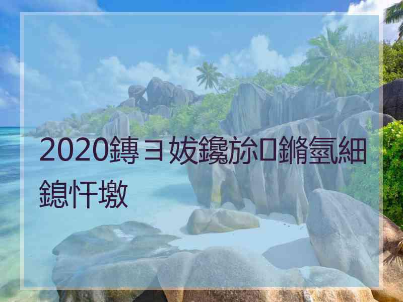 2020鏄ヨ妭鑱旀鏅氫細鎴忓墽