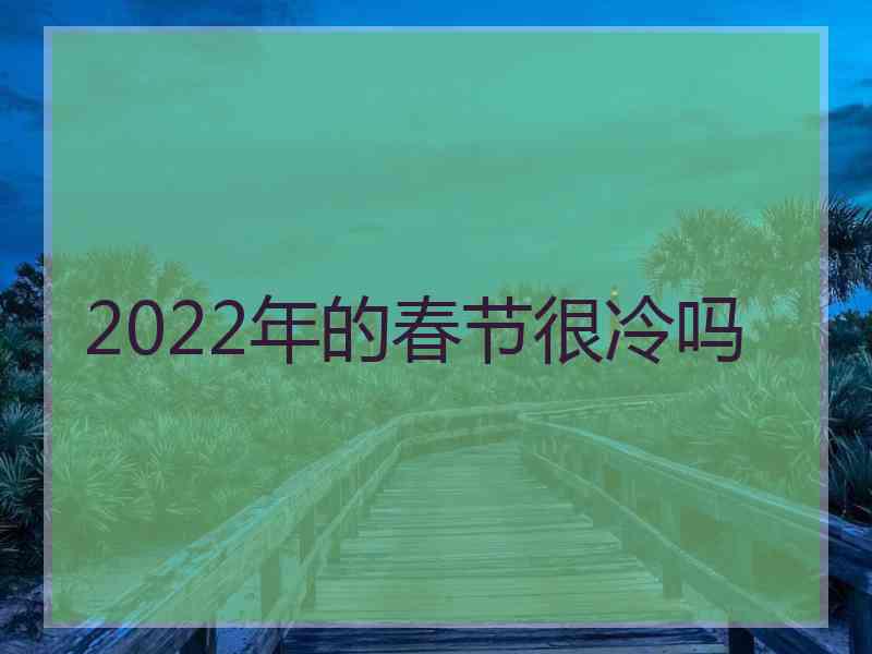 2022年的春节很冷吗