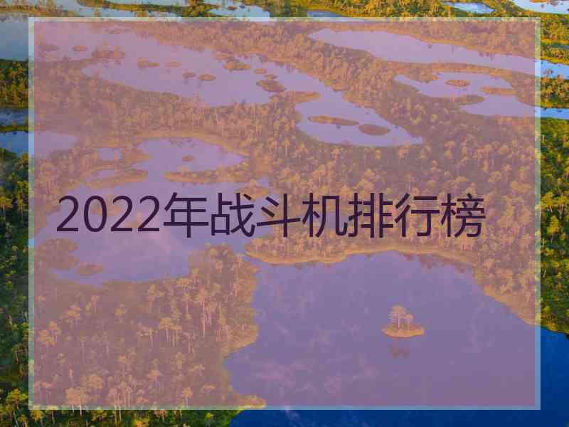 2022年战斗机排行榜