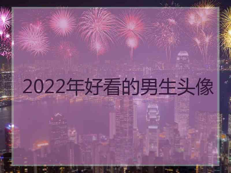 2022年好看的男生头像