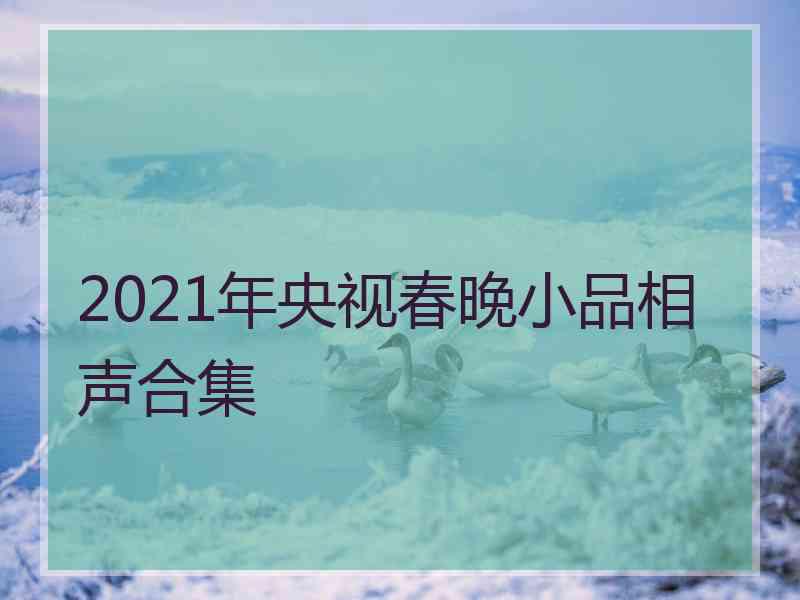 2021年央视春晚小品相声合集