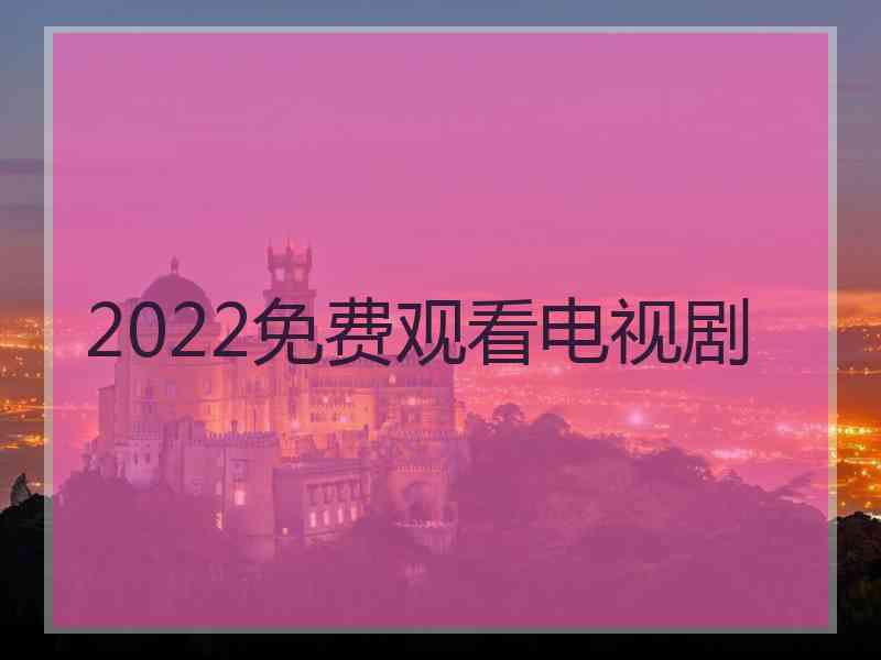 2022免费观看电视剧