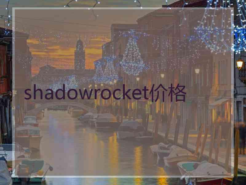 shadowrocket价格