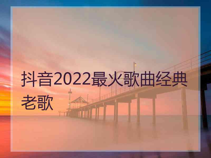 抖音2022最火歌曲经典老歌