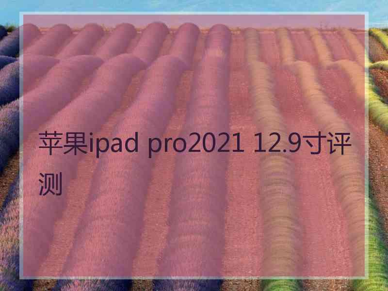 苹果ipad pro2021 12.9寸评测