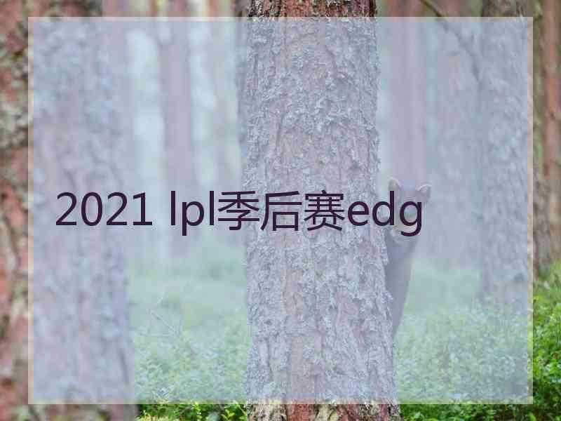 2021 lpl季后赛edg