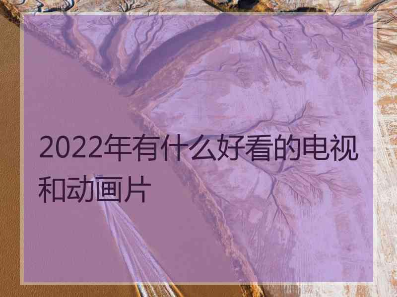 2022年有什么好看的电视和动画片