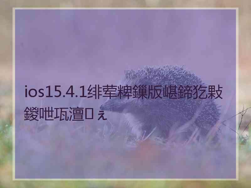 ios15.4.1绯荤粺鏁版嵁鍗犵敤鍐呭瓨澶ぇ