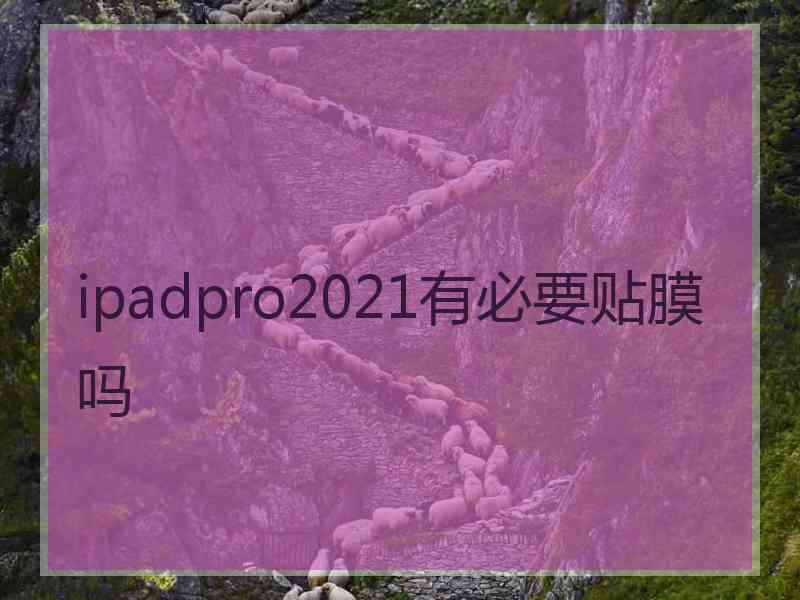 ipadpro2021有必要贴膜吗