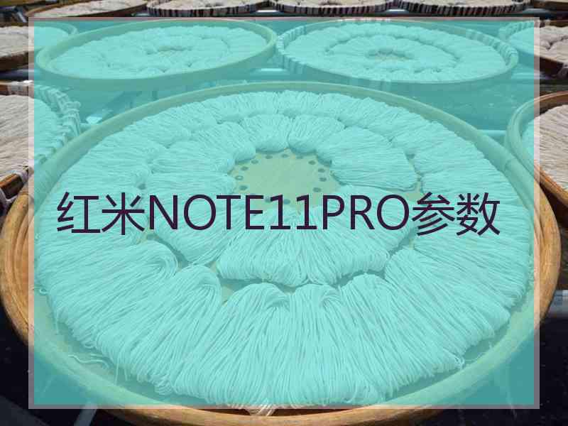 红米NOTE11PRO参数