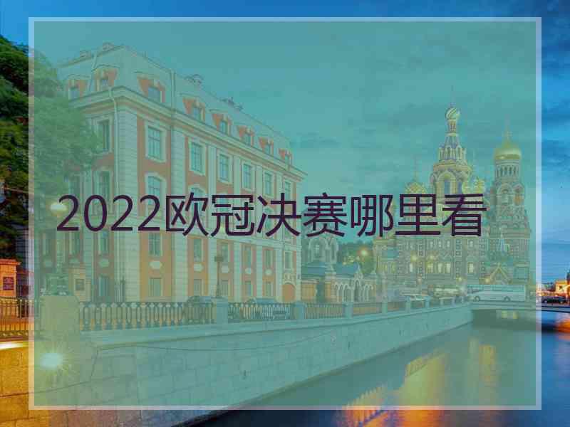 2022欧冠决赛哪里看