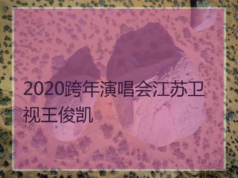 2020跨年演唱会江苏卫视王俊凯