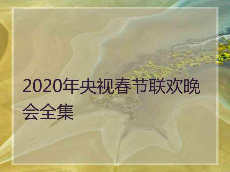 2020年央视春节联欢晚会全集