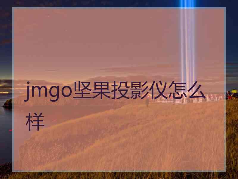 jmgo坚果投影仪怎么样