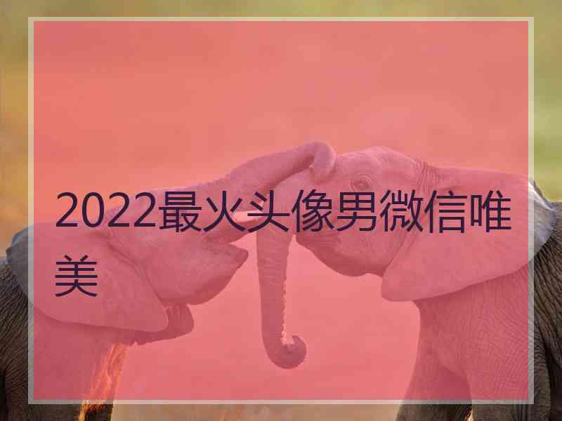 2022最火头像男微信唯美