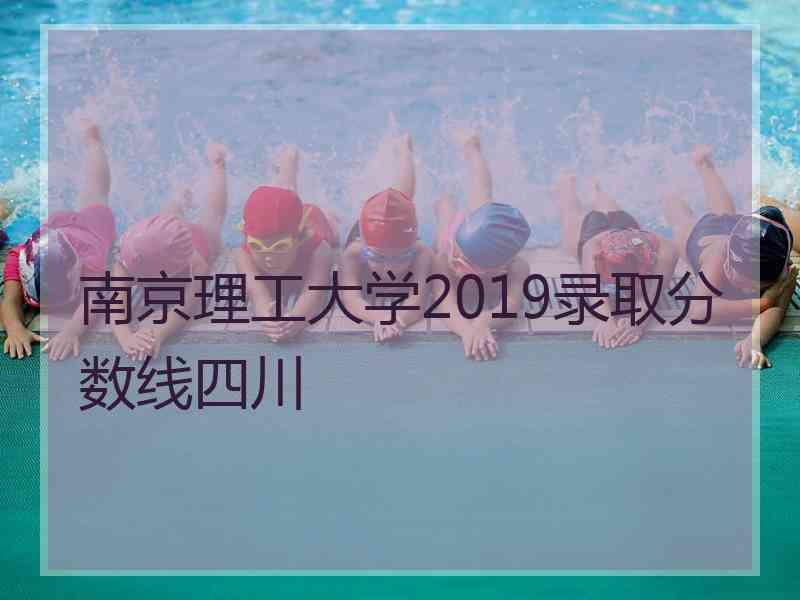 南京理工大学2019录取分数线四川