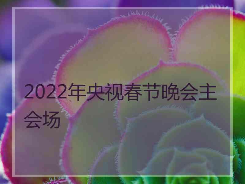 2022年央视春节晚会主会场