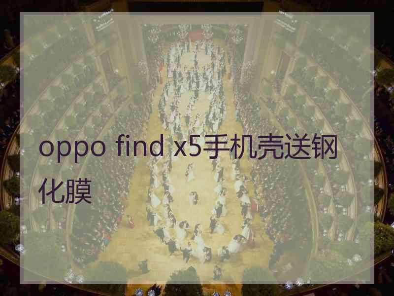 oppo find x5手机壳送钢化膜