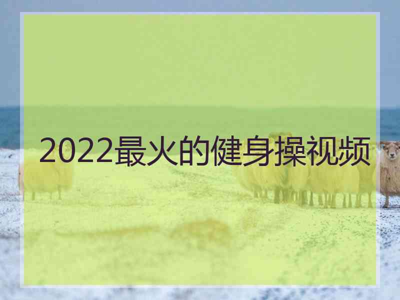 2022最火的健身操视频