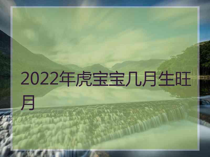 2022年虎宝宝几月生旺月