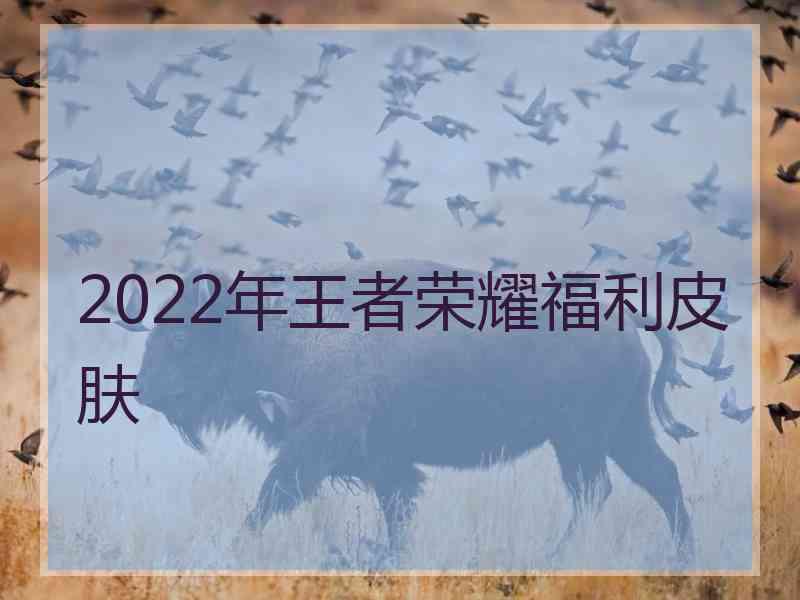 2022年王者荣耀福利皮肤